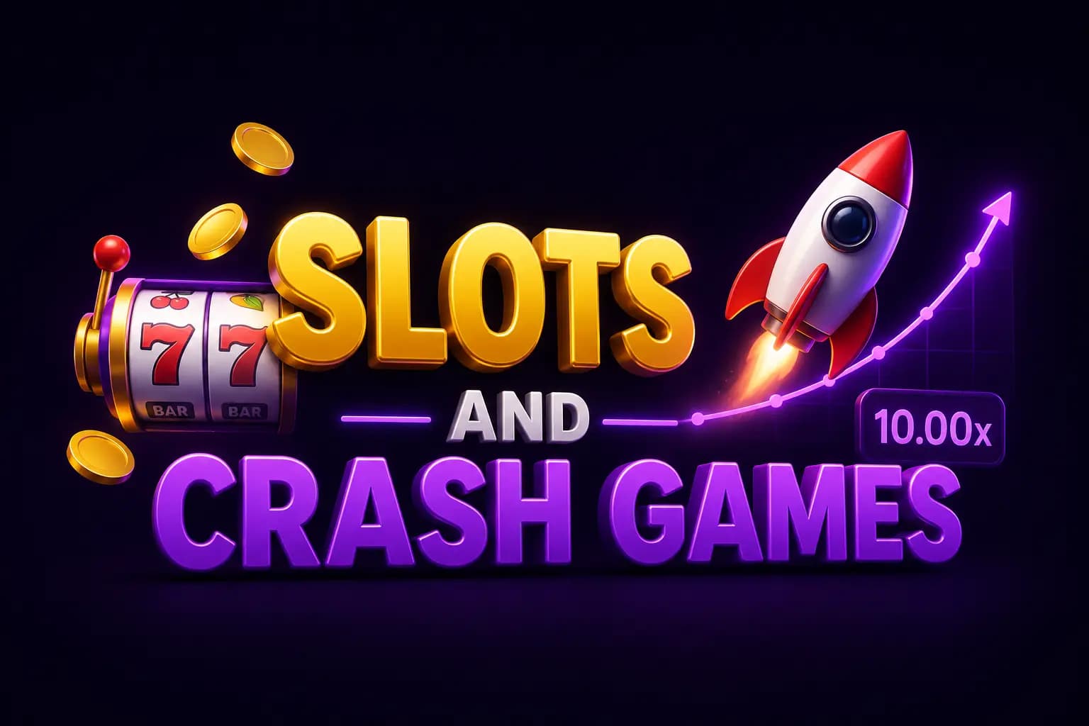 Bet PKR branded graphic for 'Bet PKR Game Categories' highlighting slots, crash and arcade-style games