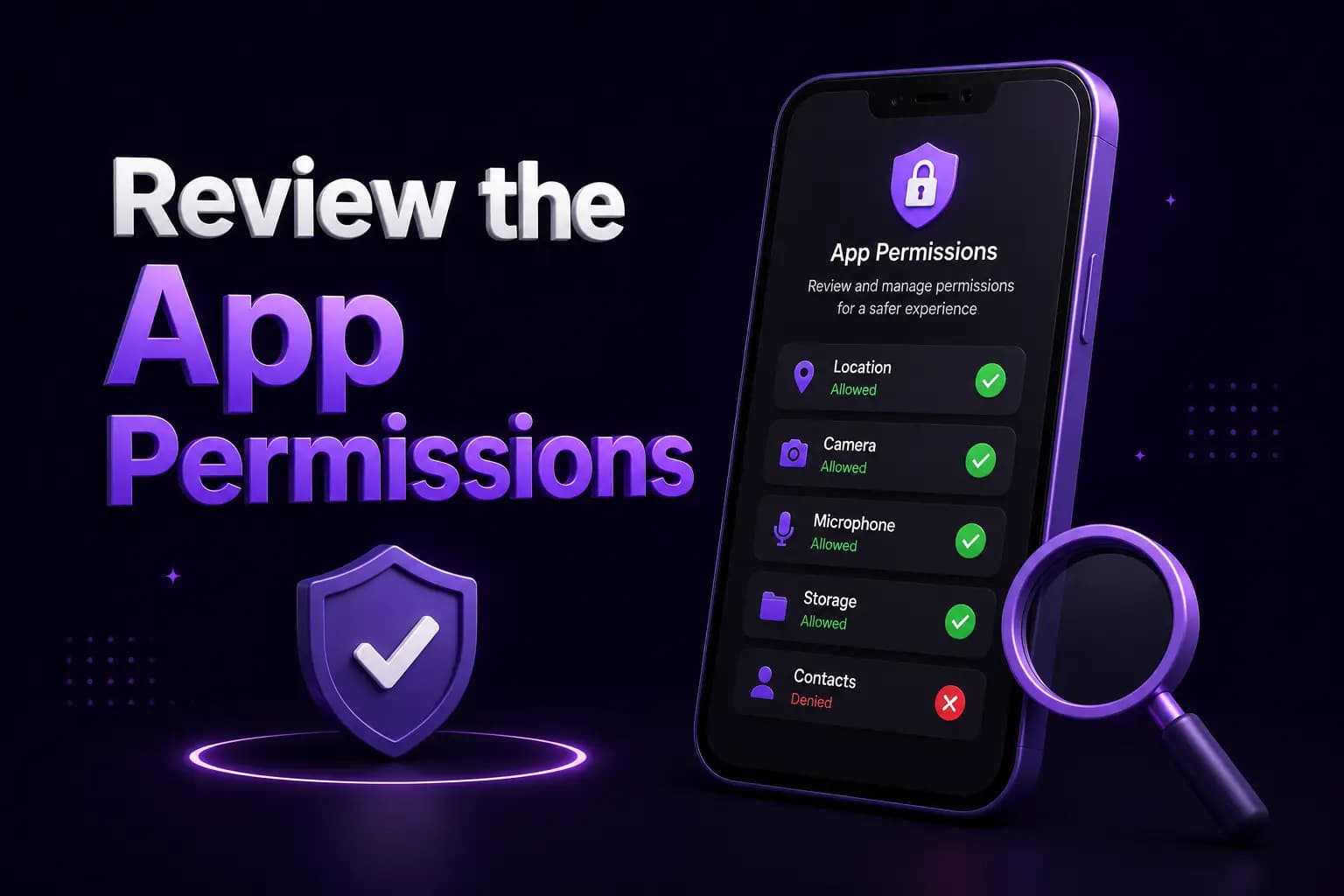 Bet PKR branded graphic showing a smartphone with the app permissions review screen Bet PKR branded graphic showing a smartphone with the app permissions review screen
