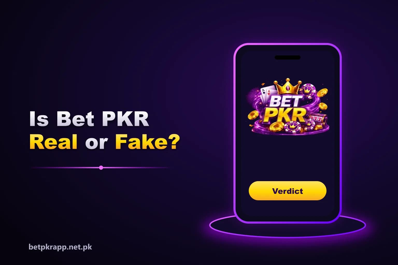 Is Betpkr real or fake verdict graphic with a shield and warning symbol on a phone screen Is Betpkr real or fake verdict graphic with a shield and warning symbol on a phone screen