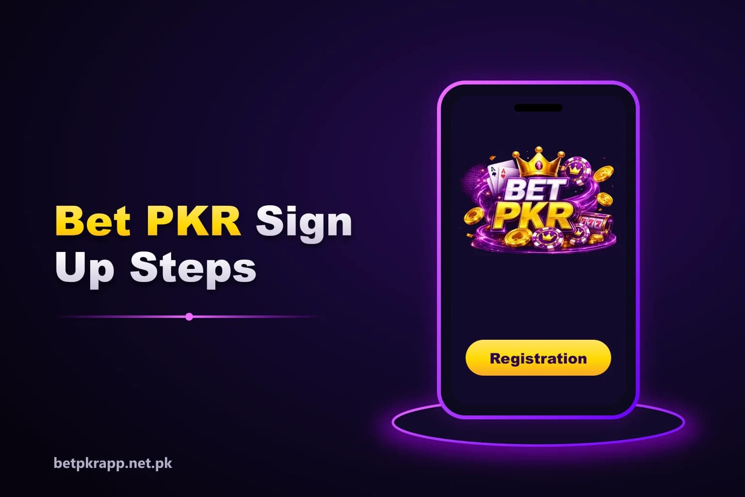 Illustrated Betpkr registration checklist on a phone: enter mobile number, set password, verify OTP and log in Illustrated Betpkr registration checklist on a phone: enter mobile number, set password, verify OTP and log in